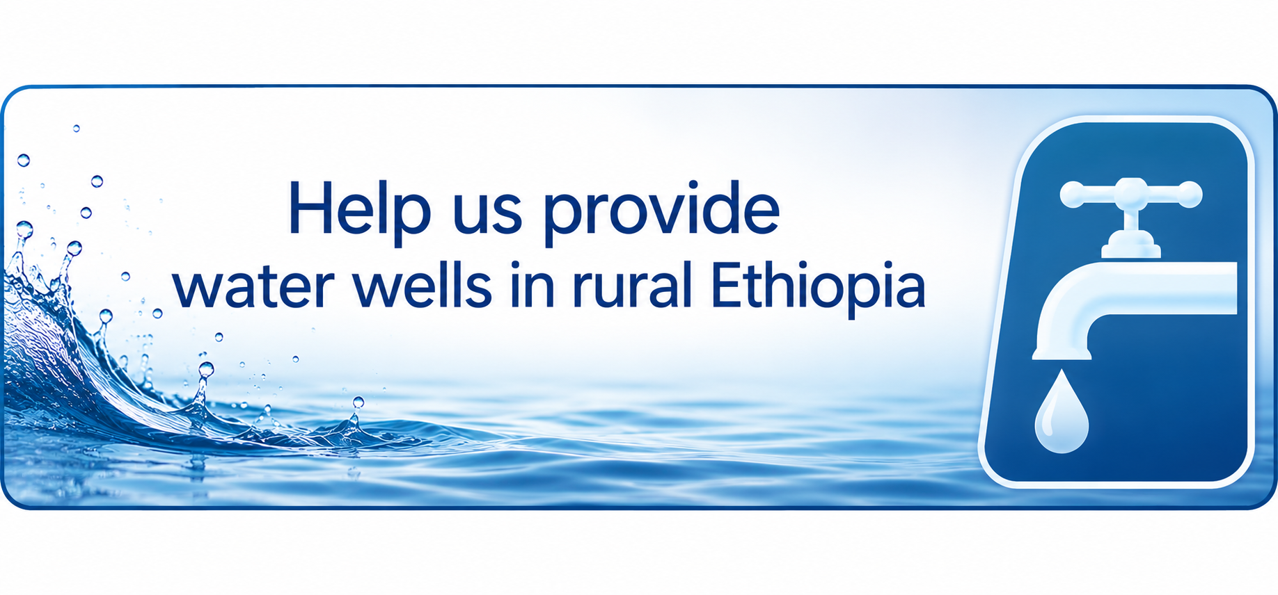 Help us provide water wells in rural Ethiopia